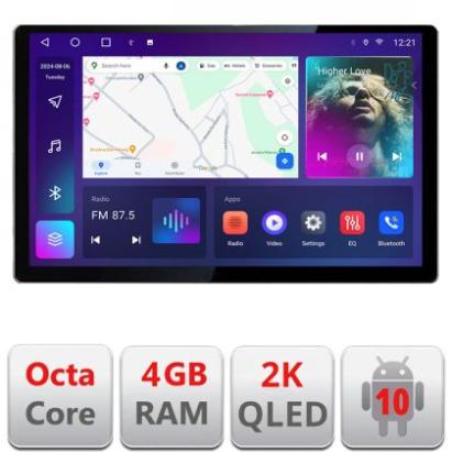 Navigatie Opel Grandland X Crossland X 2016-2020 Qled 2K Octa Core 4+64 LTE 4G DSP Wifi 5Ghz android auto carplay radio gps internet Kit-+EDT-E413-2K CarStore Technology