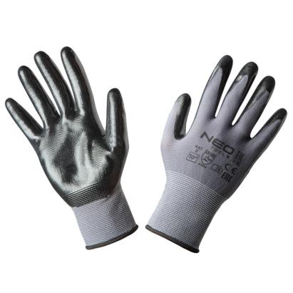 Manusi de lucru, nailon acoperit cu nitril, 4131X, marimea 10 HardWork ToolsRange