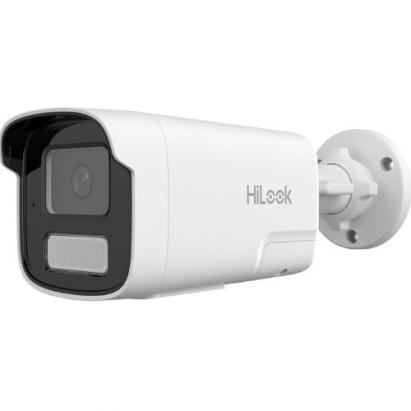 Camera  IP HiLook, 4K 8MP, Lentila 4mm, Iluminare duala 50m, Audio, PoE, IP67 - IPC-B480HA-LUF/SL(4mm) SafetyGuard Surveillance