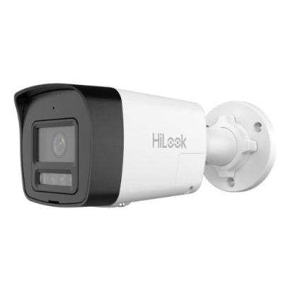 Camera IP Hikvision HiLook 6MP, lentila 2.8mm, Iluminare duala 30m, Microfon si difuzor, PoE, IP67, Slot pentru MicroSD - IPC-B160HA-LUF/SL SafetyGuard Surveillance