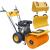 Set multifuncțional benzină plug zăpadă/mătură 6,5 CP GartenMobel Dekor
