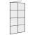 Paravan de duș walk-in negru 115x195 cm sticlă ESG transparentă GartenMobel Dekor