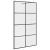 Paravan de duș walk-in negru 115x195 cm sticlă ESG transparentă GartenMobel Dekor