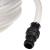 Furtun de aspirație cu conectori PVC transparent 1" 10 m PVC GartenMobel Dekor