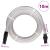Furtun de aspirație cu conectori PVC transparent 1" 10 m PVC GartenMobel Dekor