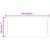 Oglindă de baie cu LED, 90x40 cm GartenMobel Dekor