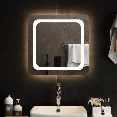 Oglindă de baie cu LED, 50x50 cm GartenMobel Dekor