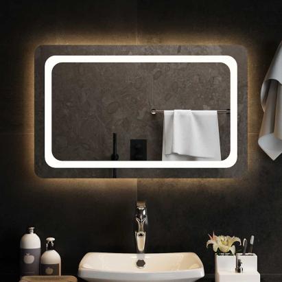 Oglindă de baie cu LED, 80x50 cm GartenMobel Dekor
