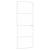 Ușă de interior alb 76x201,5 cm sticlă securiz. / aluminiu slim GartenMobel Dekor