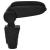 Cotieră auto, negru, 13x32,5x(24-51,5) cm ABS GartenMobel Dekor