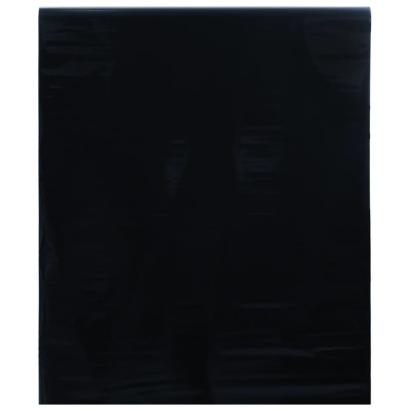 Folie pentru fereastră statică, negru mat, 60x1000 cm, PVC GartenMobel Dekor