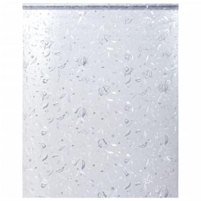 Folie fereastră mată, model sablat cu floare, 60x500 cm, PVC GartenMobel Dekor