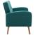 Canapea de 3 persoane, material textil, verde  GartenMobel Dekor