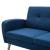 Canapea de 3 persoane, material textil, albastru GartenMobel Dekor