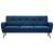 Canapea de 3 persoane, material textil, albastru GartenMobel Dekor
