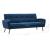 Canapea de 3 persoane, material textil, albastru GartenMobel Dekor