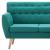 Canapea formă L, material textil, 171,5 x 138 x 81,5 cm, verde GartenMobel Dekor