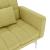 Canapea extensibilă, verde, material textil GartenMobel Dekor