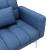 Canapea extensibilă, albastru, material textil GartenMobel Dekor
