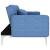 Canapea extensibilă, albastru, material textil GartenMobel Dekor