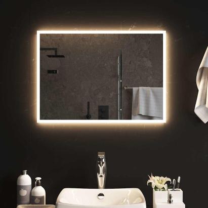 Oglindă de baie cu LED, 70x50 cm GartenMobel Dekor