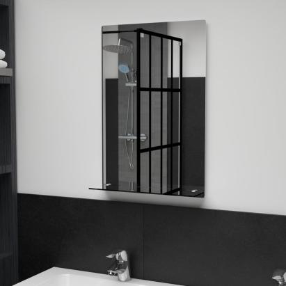Oglindă de perete cu raft, 40 x 60 cm, sticlă securizată GartenMobel Dekor