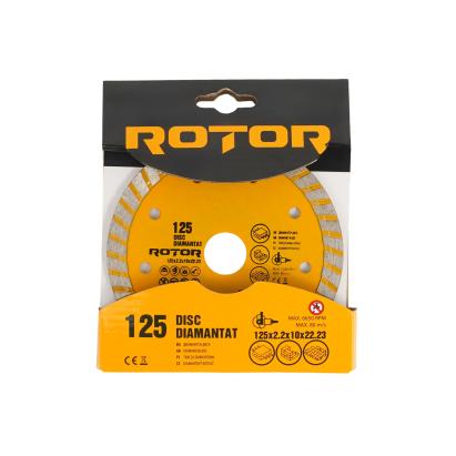 DISC DIAMANTAT 125x2.2 x10x22.23 Turbo Rotor Innovative ReliableTools