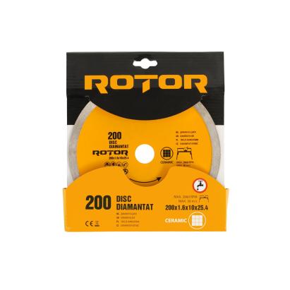 DISC DIAMANTAT 200x1.6x25.4 continuu with water Rotor Innovative ReliableTools