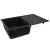 Chiuveta de bucatarie Elefant Premium Selena Negru metalic 785x495mm Innovative ReliableTools