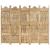 Paravan cameră sculptat manual 5 panouri 200x165 cm mango GartenMobel Dekor