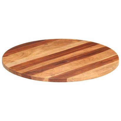 Blat de masă rotund, 80 cm, 25-27 mm, lemn masiv acacia GartenMobel Dekor