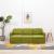 Canapea extensibilă modulară, 3 locuri, verde, material textil GartenMobel Dekor