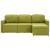 Canapea extensibilă modulară, 3 locuri, verde, material textil GartenMobel Dekor