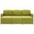 Canapea extensibilă modulară, 3 locuri, verde, material textil GartenMobel Dekor