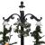 Brad de Crăciun cu ninsoare și bază umbrelă albastru 75 cm PVC GartenMobel Dekor