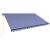 Copertină cu senzor vânt & LED, albastru & alb, 500x300 cm GartenMobel Dekor