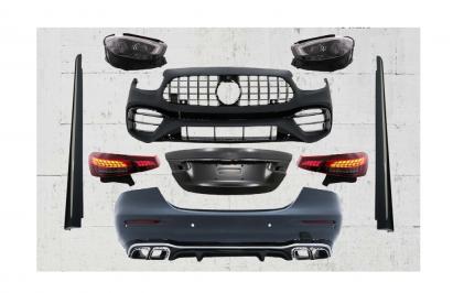 Kit Exterior Complet de Conversie Mercedes E-Class W213 (2016-2019) la Facelift 2020 E63s Design Performance AutoTuning