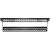 Patch Panel ecranat 48 porturi blank keystone 2U - TRENDnet TC-KP48S SafetyGuard Surveillance