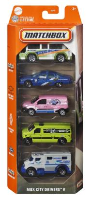 MATCHBOX SET 5 MASINUTE METALICE MBX CITY DRIVERS V SCARA 1 LA 64 SuperHeroes ToysZone