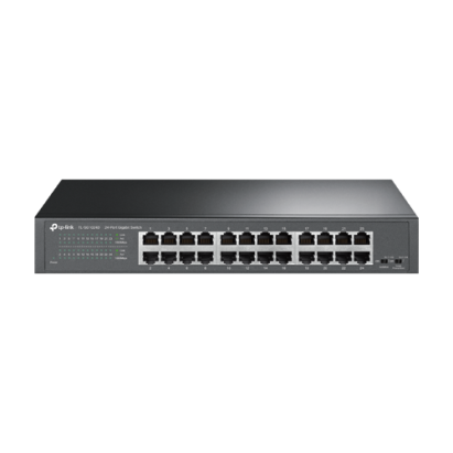 Switch 24 porturi RJ45 Gigabit, Unmanaged, 1U - TP-Link TL-SG1024D SafetyGuard Surveillance