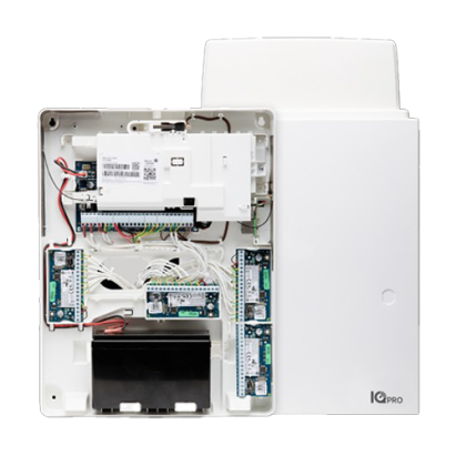 Centrala efractie IQ Pro 128 zone hibride, WiFi, 4G, Ethernet, Z-Wave - (carcasa metal) - DSC IQPR015M SafetyGuard Surveillance
