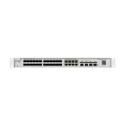 Switch 24 porturi SFP, 4 porturi SFP+, 8 porturi RJ45 Gigabit, L2 Cloud Management - Ruijie RG-NBS3200-24SFP/8GT4XS SafetyGuard Surveillance
