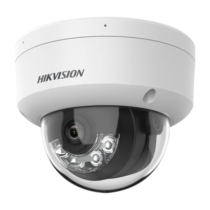 Camera IP HIKVISION  4K, AcuSense, lentila 2.8mm, IR 30m, Lumina Alba 30m, 2xMic, Alarma, IK10 - DS-2CD2183G2-LIS2U-2.8mm SafetyGuard Surveillance