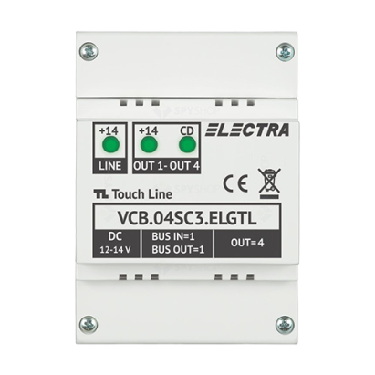 Doza derivatie video 4 iesiri - ELECTRA VCB.04SC3.ELGTL SafetyGuard Surveillance