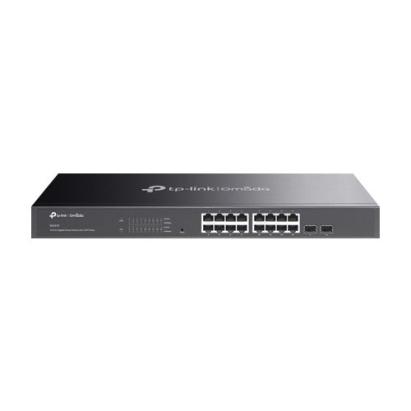 Switch 16 porturi RJ45 Gigabit, 2 x SFP Gigabit, L2 Management, 1U - TP-Link Omada SG2218 SafetyGuard Surveillance