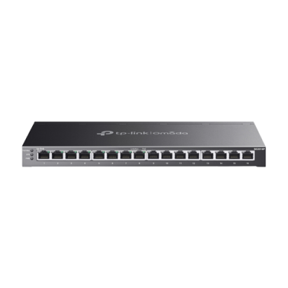 Switch 8 porturi RJ45 Gigabit PoE, 8 x RJ45 Gigabit, Buget PoE 120W, Management - TP-Link Omada SG2016P SafetyGuard Surveillance