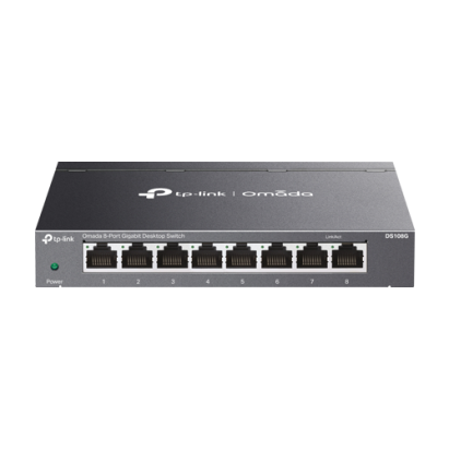 Switch 8 porturi RJ45 Gigabit, Unmanaged - TP-Link Omada DS108G SafetyGuard Surveillance
