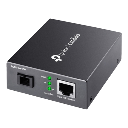 Media Convertor WDM TL-FC311A-20 2 porturi SC 20 Km single-mode TP-Link Omada FC311A-20 SafetyGuard Surveillance
