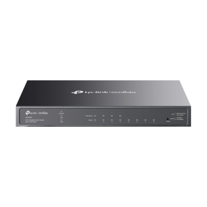 Switch 4 porturi RJ45 Gigabit PoE, 4 x RJ45 Gigabit, Buget PoE 62W, Management - TP-Link Omada SG2008P SafetyGuard Surveillance