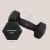 SONGMICS Set gantere hexagonale 2x5 kg, fonta cu invelis neopren, maner ergonomic antialunecare, negru Household NewTrend